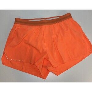 Lululemon Medium hottie hot shorts orange Womens Athletic Running Lined workout